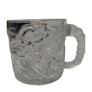 Batman Forever Two-Face McDonald's 1995 Glass Mug Cup‎ DC Comics France